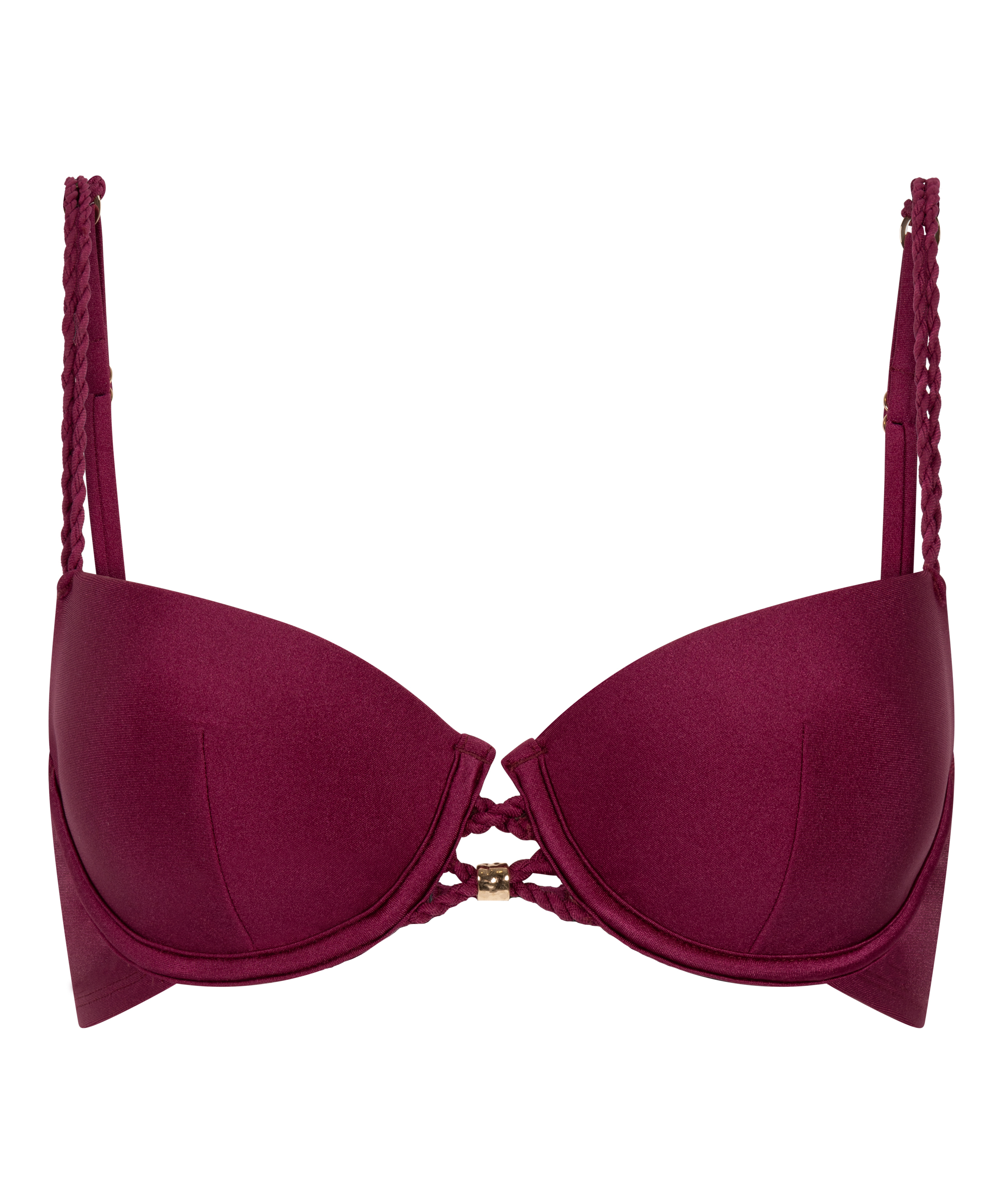 Top de bikini preformado con aros Marrakech, Rojo, main