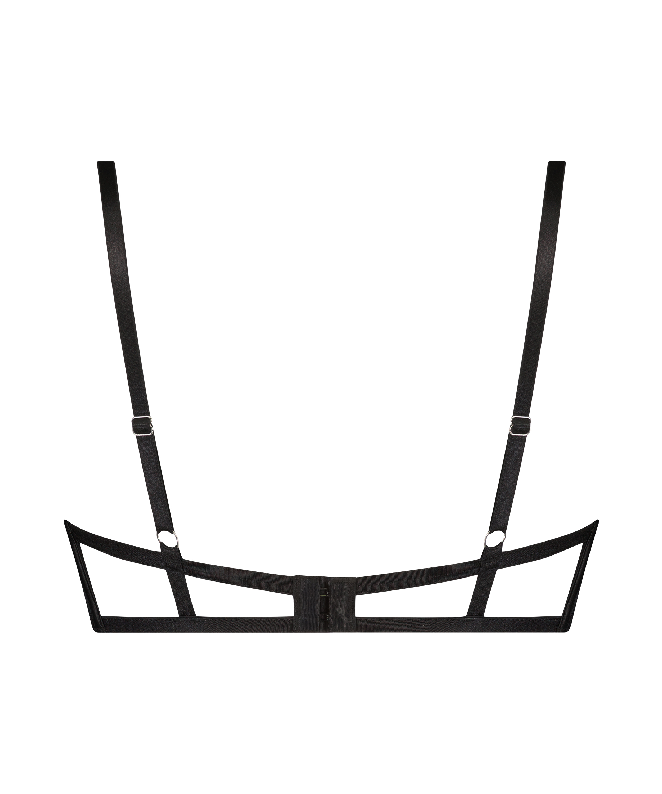 Sujetador con aros preformado de media copa Monroe, Negro, main