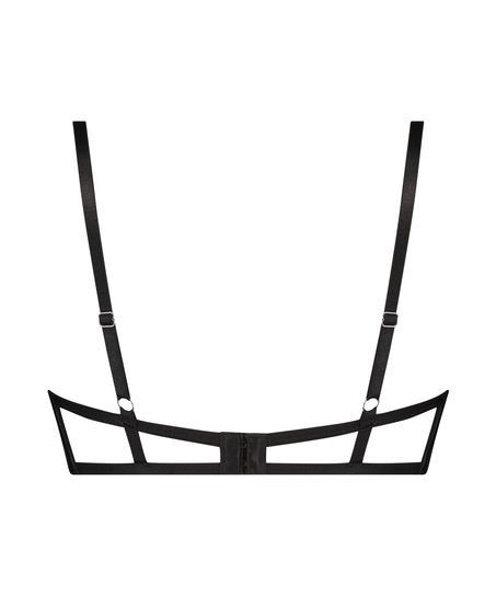 Sujetador con aros preformado de media copa Monroe, Negro