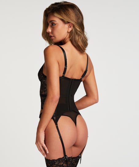 Bustier Sienna, Negro
