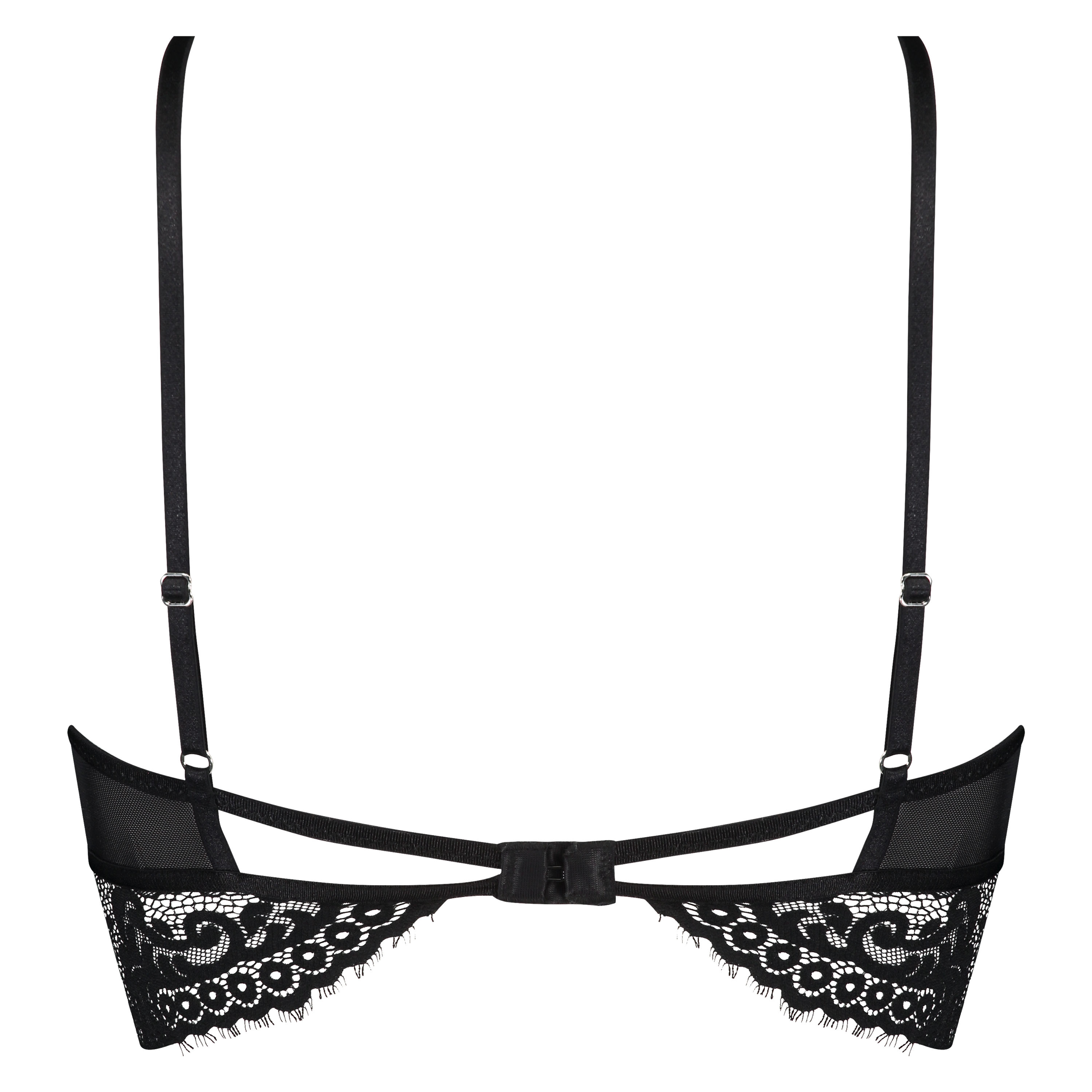 Bralette Longline Donatella, Negro, main