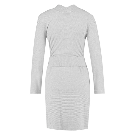 Bata de tejido de punto Rib stripe, Gris