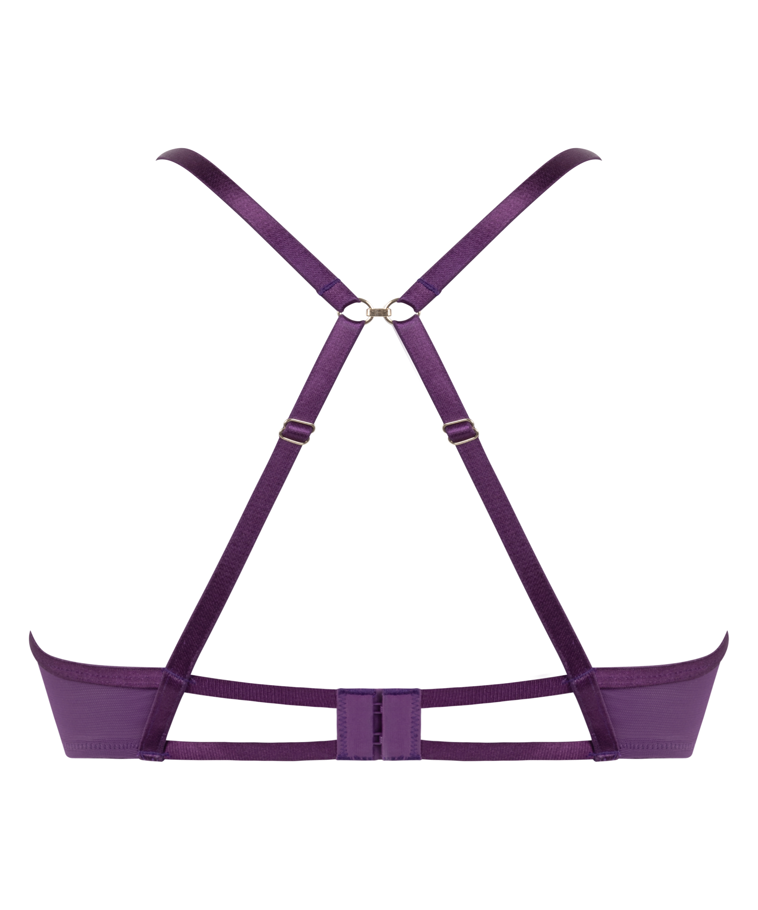 Sujetador sin aros y sin copas Cinnamon, Morado, main