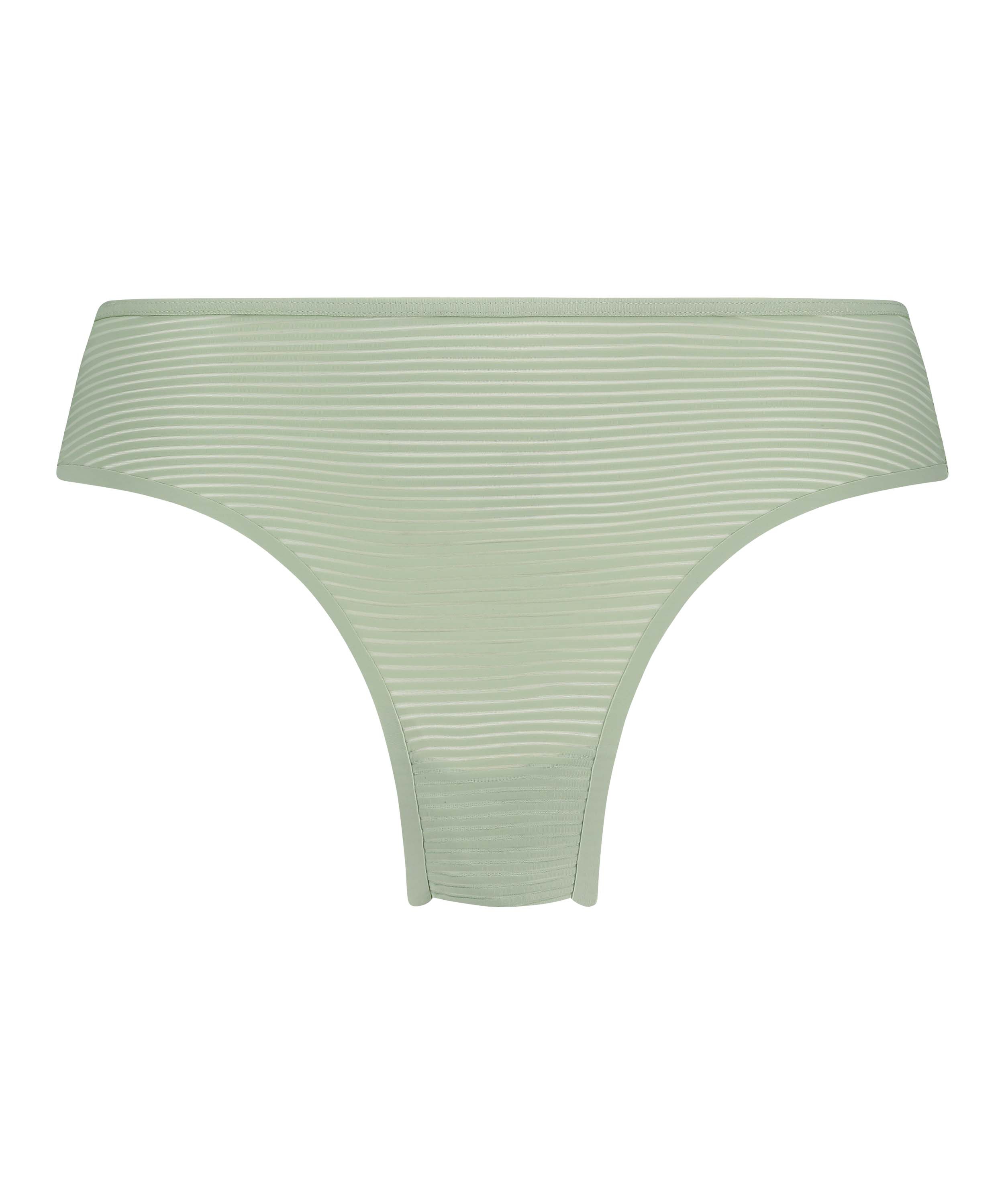 Brasileña Invisible Stripe mesh, Verde, main