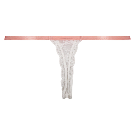 Thong lace, Blanco