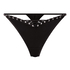 Tanga de pernera alta Pina, Negro