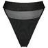 Tanga de tiro alto Flexing, Negro