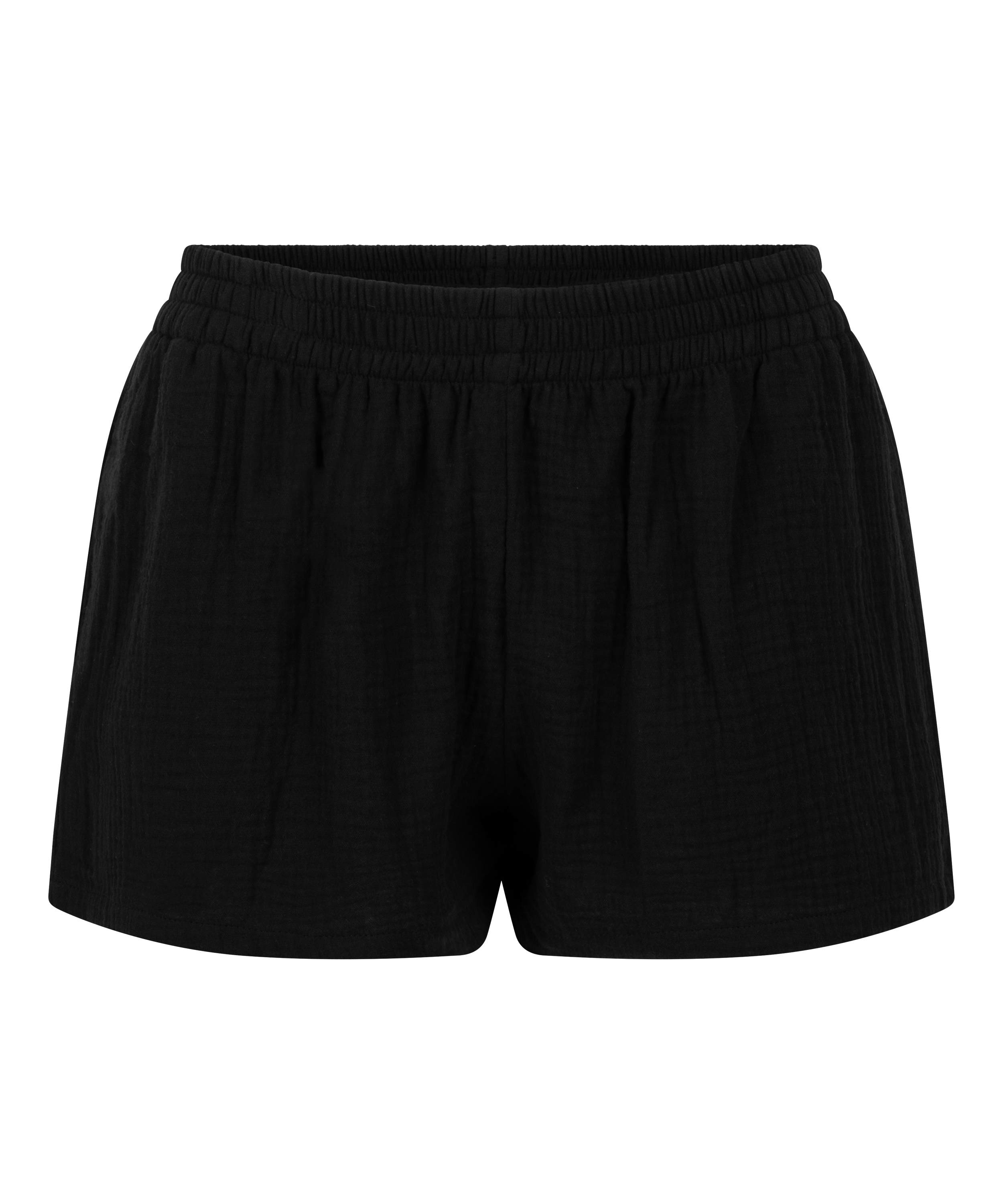 Short de muselina, Negro, main