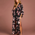Kimono Satin Bloom, Negro