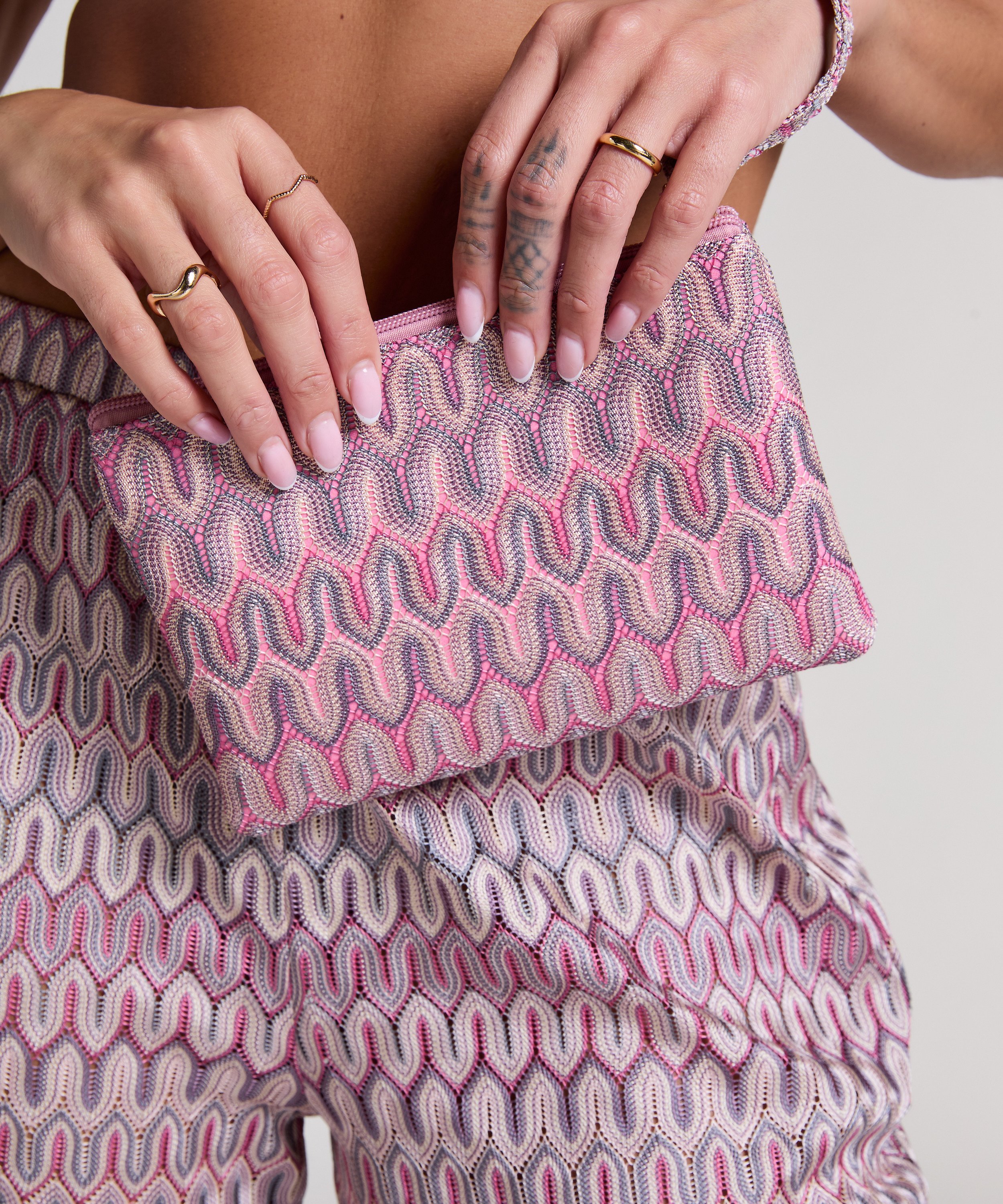 Clutch para bikini Cali, Rosa, main