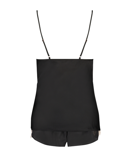 Juego de pijama Satén, Negro