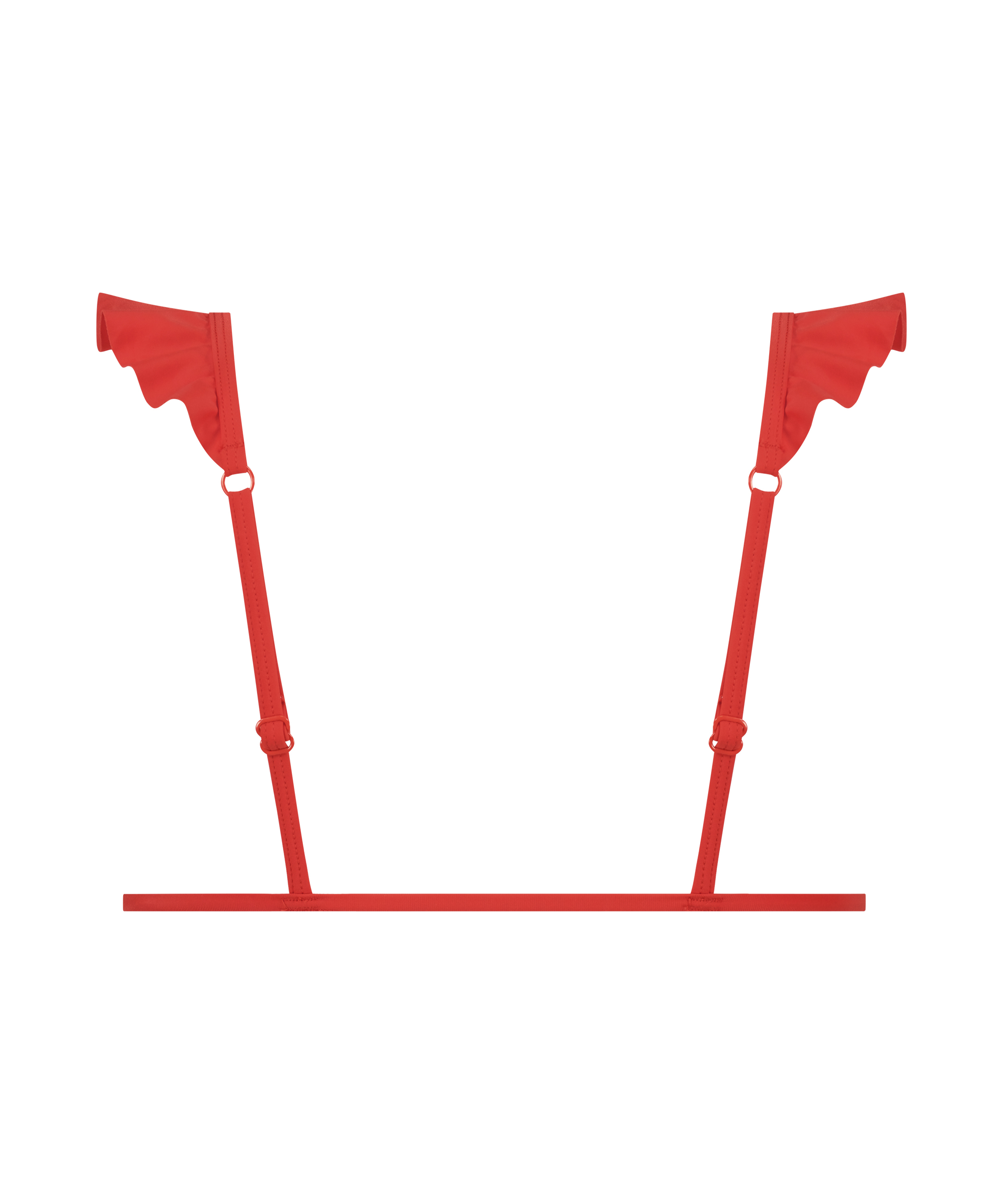 Top de bikini triangular Sardinia, Rojo, main