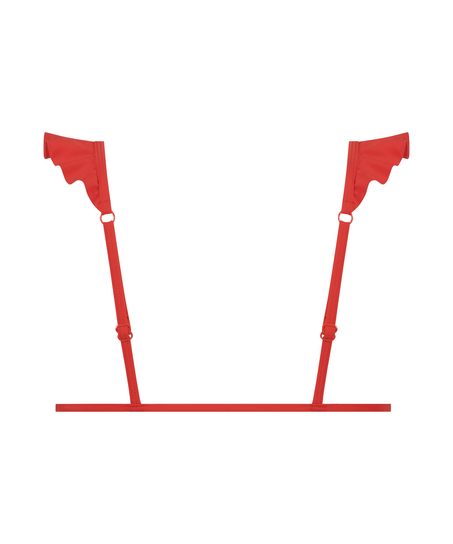 Top de bikini triangular Sardinia, Rojo