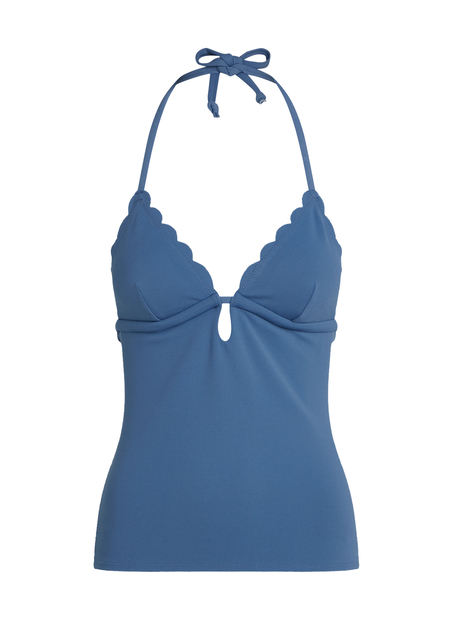 Tankini moldeador, Azul