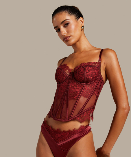 Bustier Zoe, Rojo