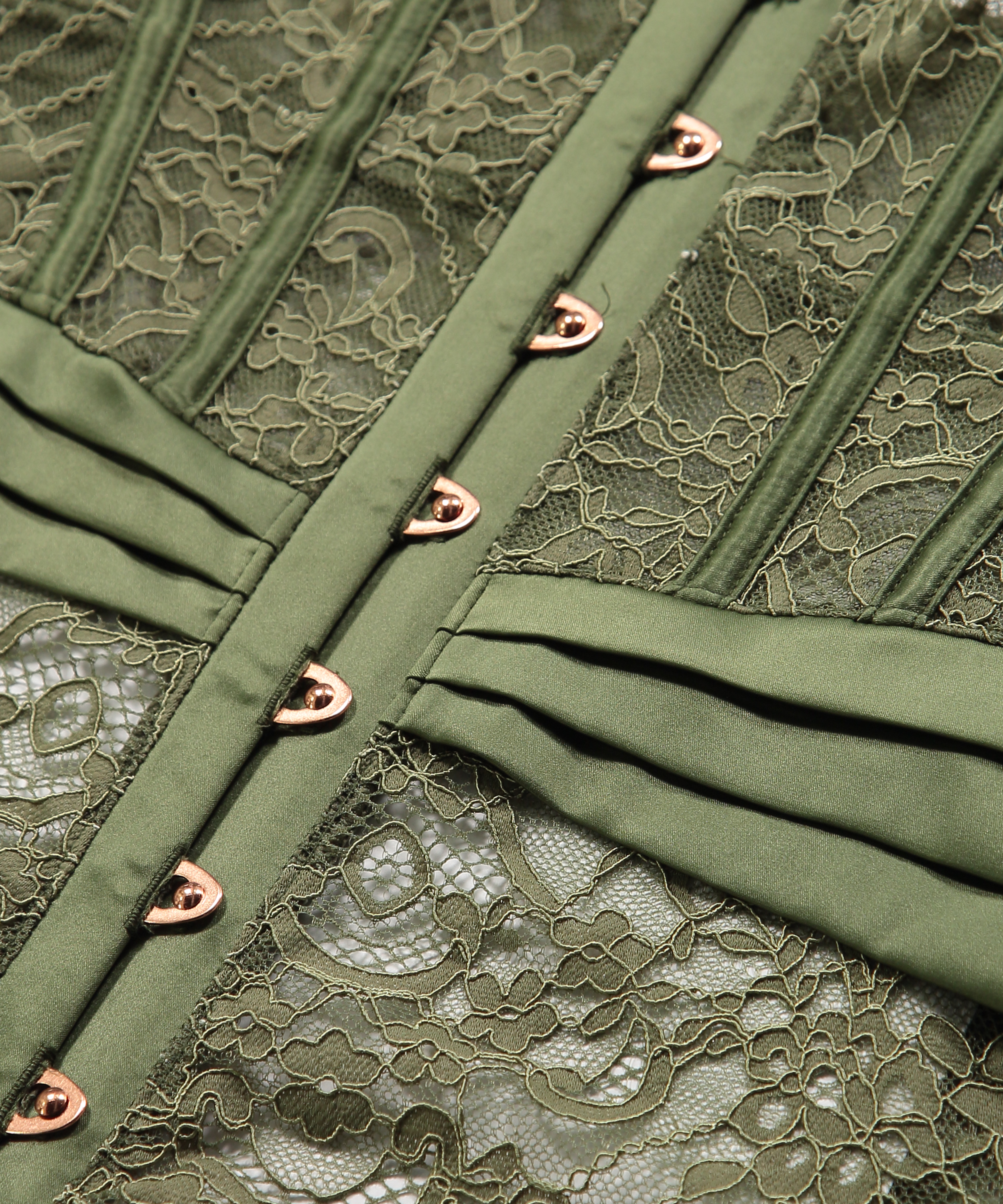 Bustier con aros preformado Amelia, Verde, main