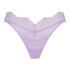 Tanga de pierna alta Blaise, Morado