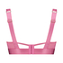 Sujetador con relleno y aros longline Elsa, Rosa