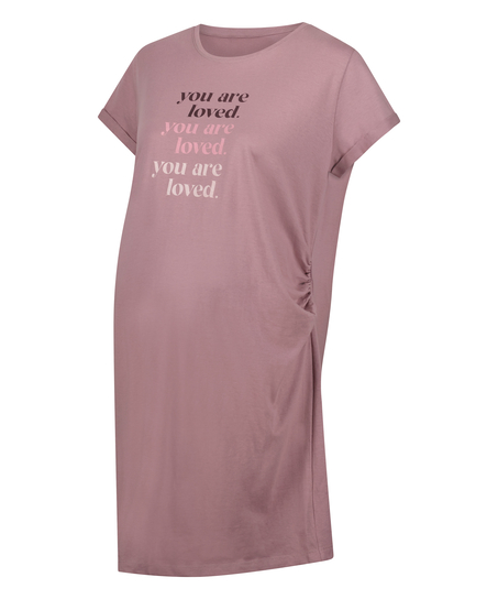 Camisón premamá de manga corta, Verde