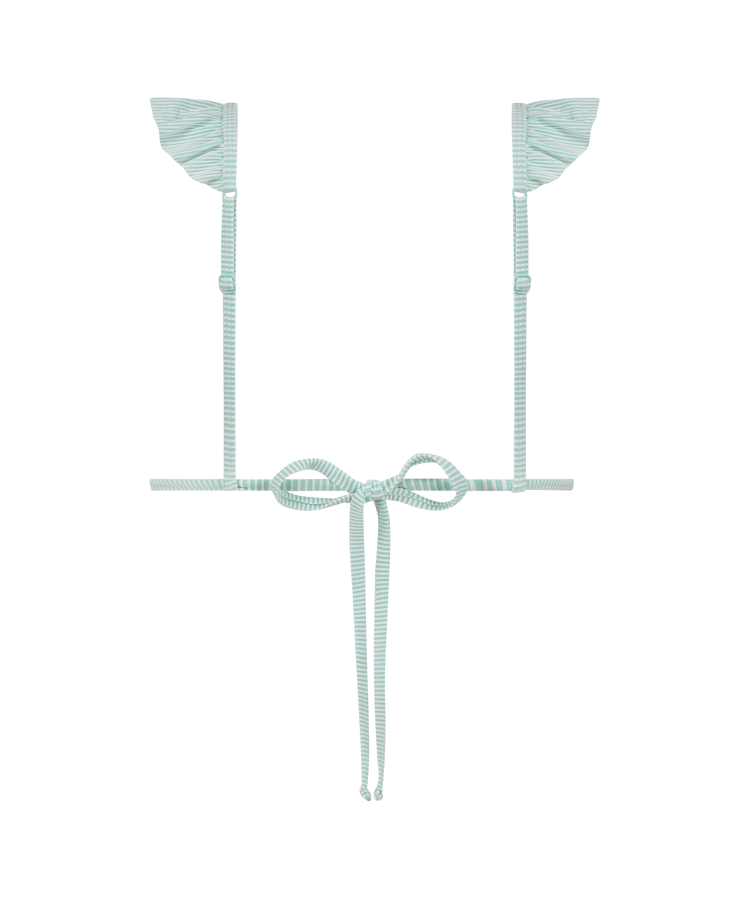 Top de bikini triangular Fiji, Azul, main