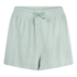 Pantalones cortos con textura de toalla, Verde