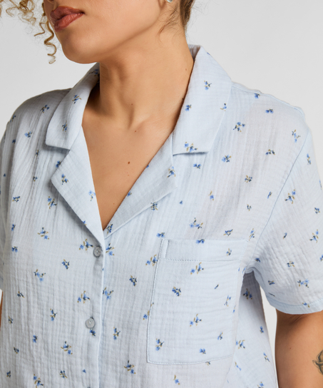 Chaqueta de muselina, Azul