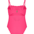 Bañador Bandeau Scallop, Rosa