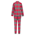 Conjunto de pijama Twill, Rojo
