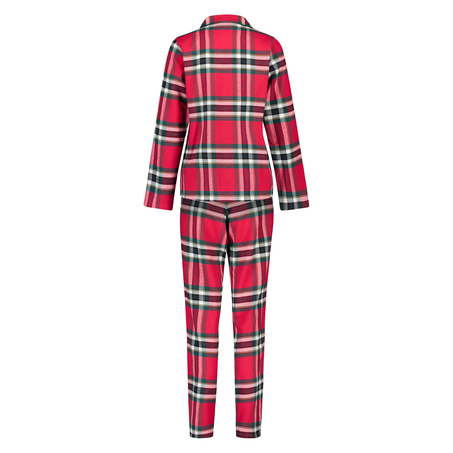 Conjunto de pijama Twill, Rojo