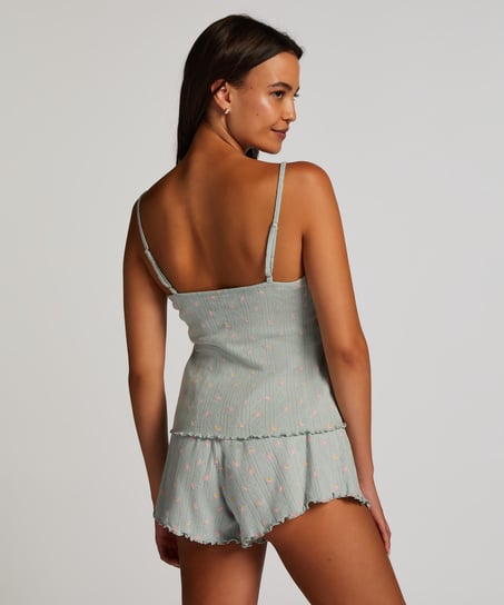 Pantalón corto de algodón, Verde