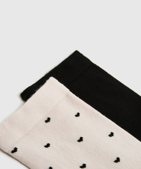 Calcetines 2P Viscosa, Rosa