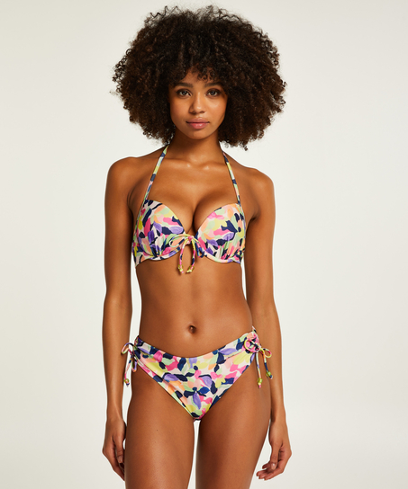 Top de bikini con aros preformado Hawaii, Blanco