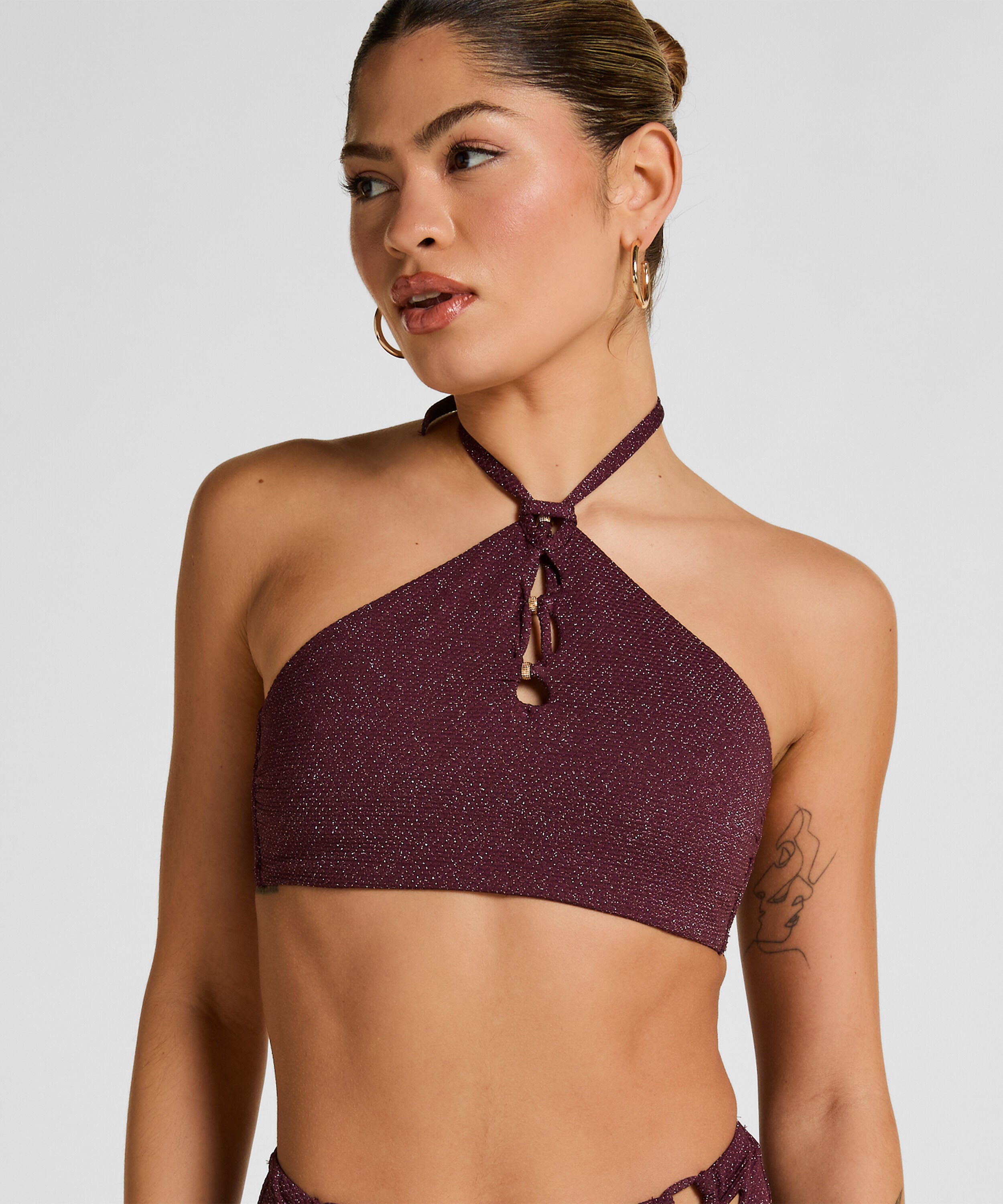 Top de Bikini Panama, Morado Top de Bikini Panama, Morado
