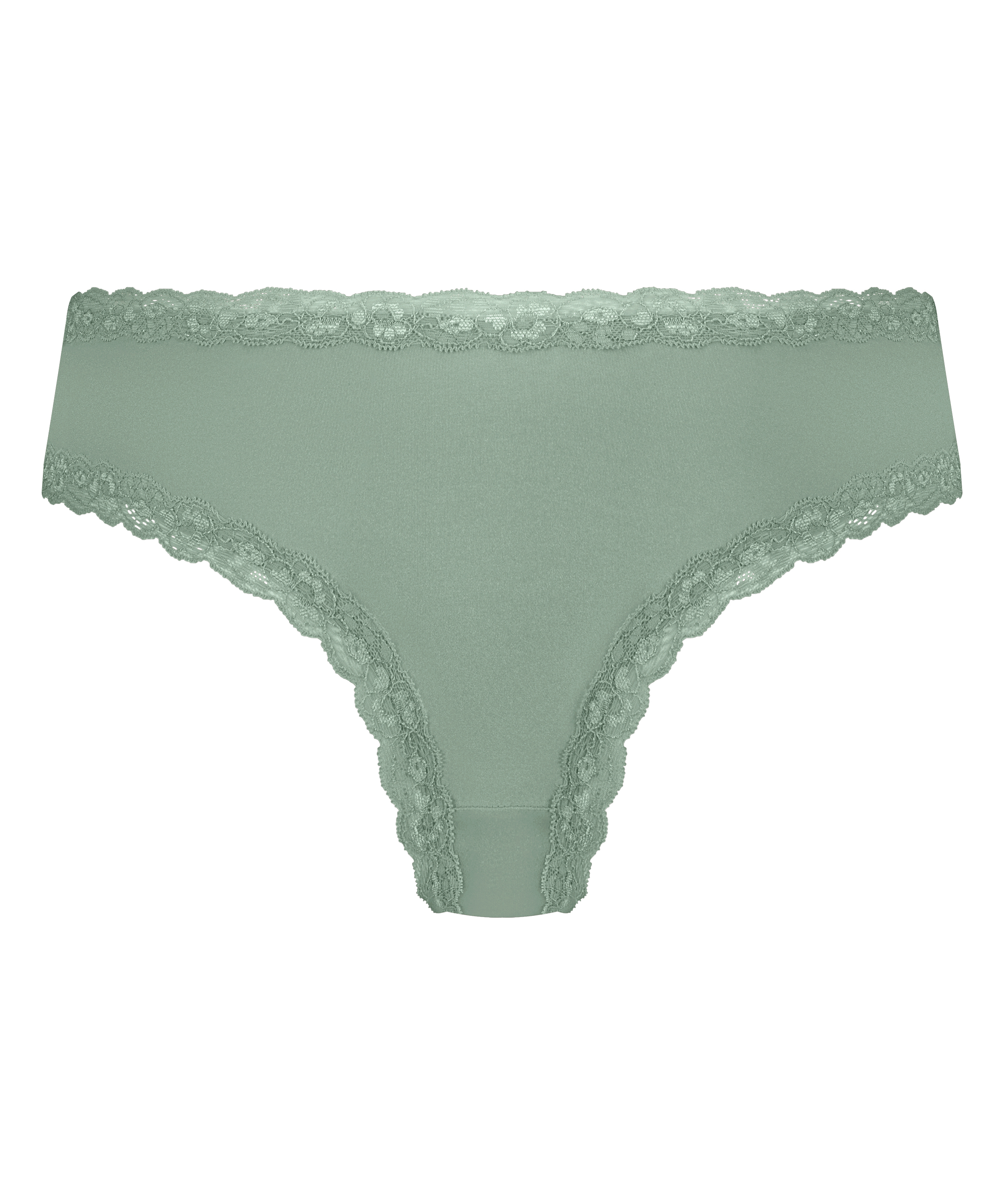 Brasile&ntilde;a en forma de V burn-out mesh, Verde, main