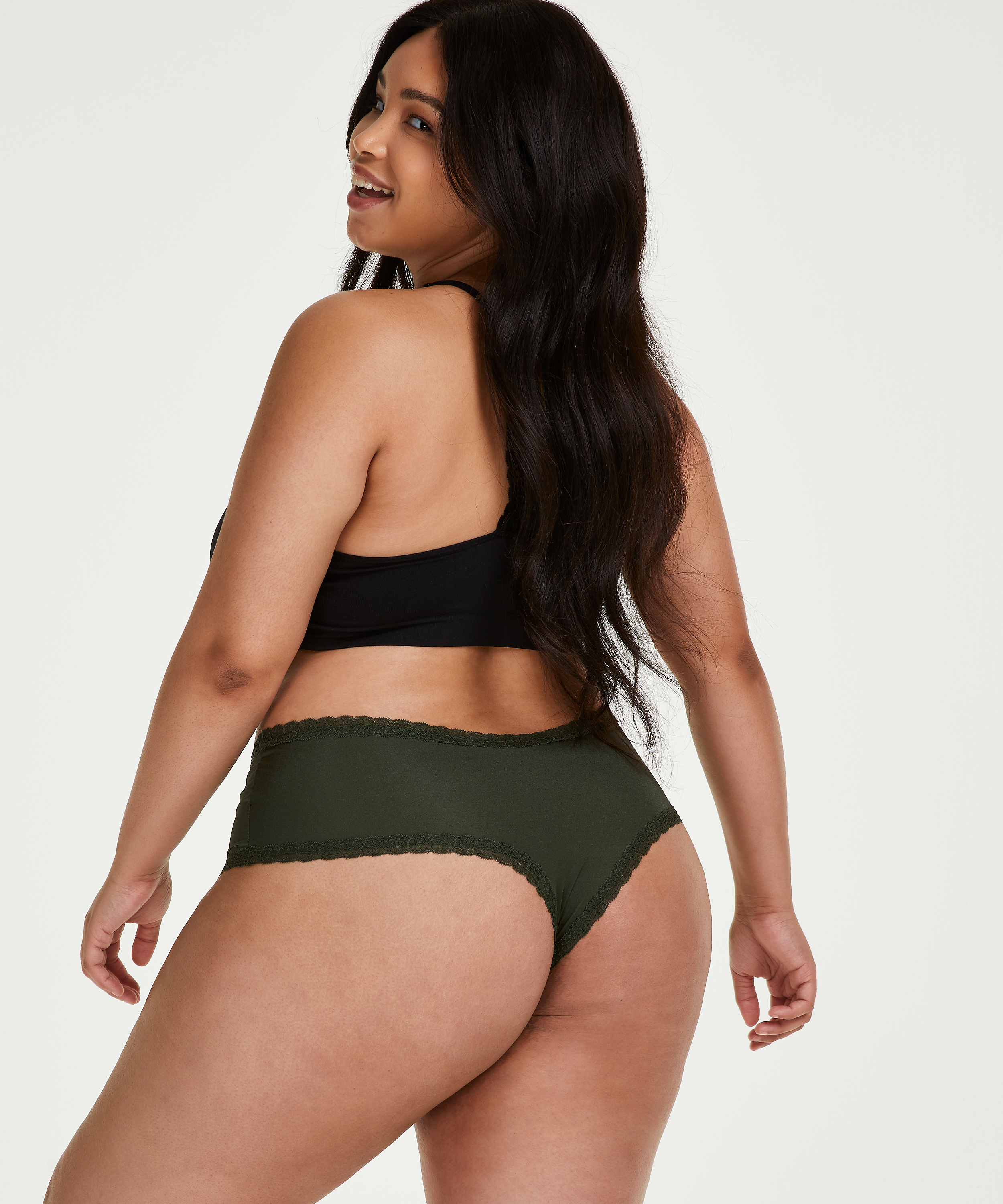 Brasile&ntilde;a en forma de V Vixen Curvy, Verde, main