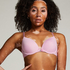 Sujetador con aros preformado Plunge, Rosa