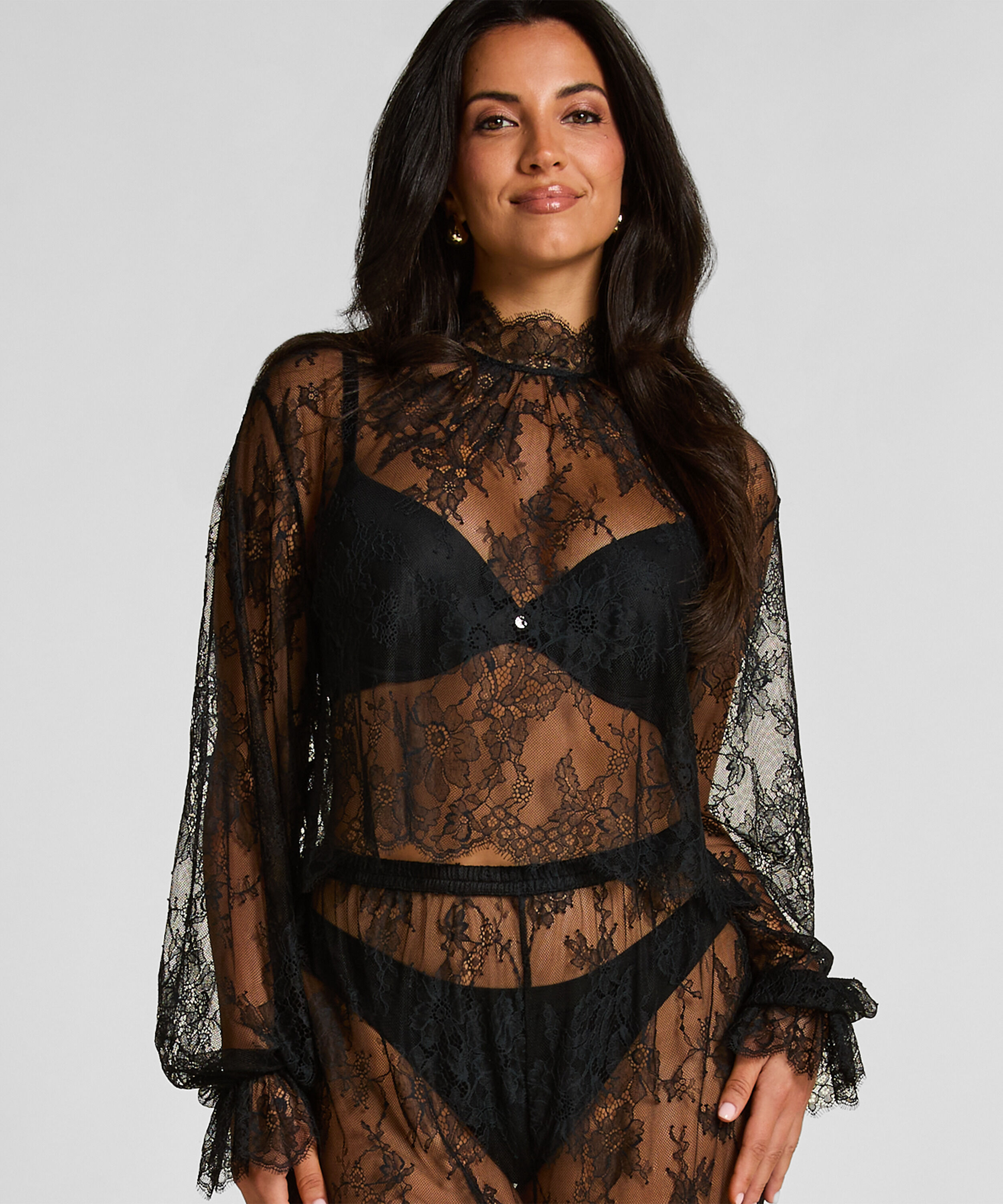 Top de pijama Cecilia, Negro Top de pijama Cecilia, Negro