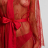 Kimono Allover Lace, Rojo