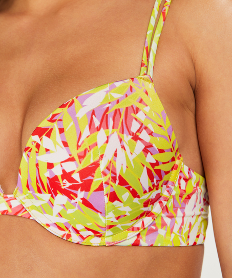 Top de bikini push-up acolchado Marrakesh, Verde