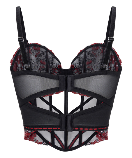Bustier Peonie, Negro