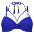 Top de bikini preformado Sunset Dream, Azul