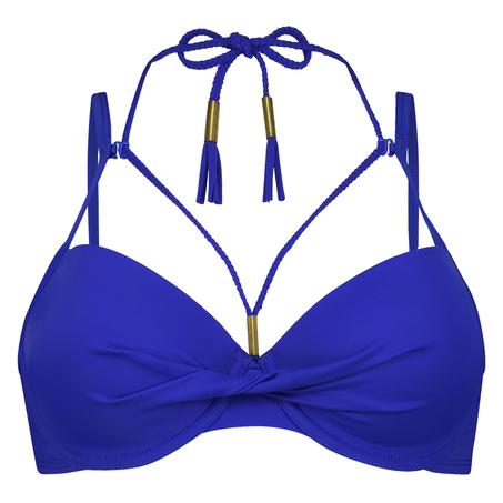 Top de bikini preformado Sunset Dream, Azul