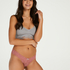 Tanga de corte ultra bajo en forma de V, Rosa