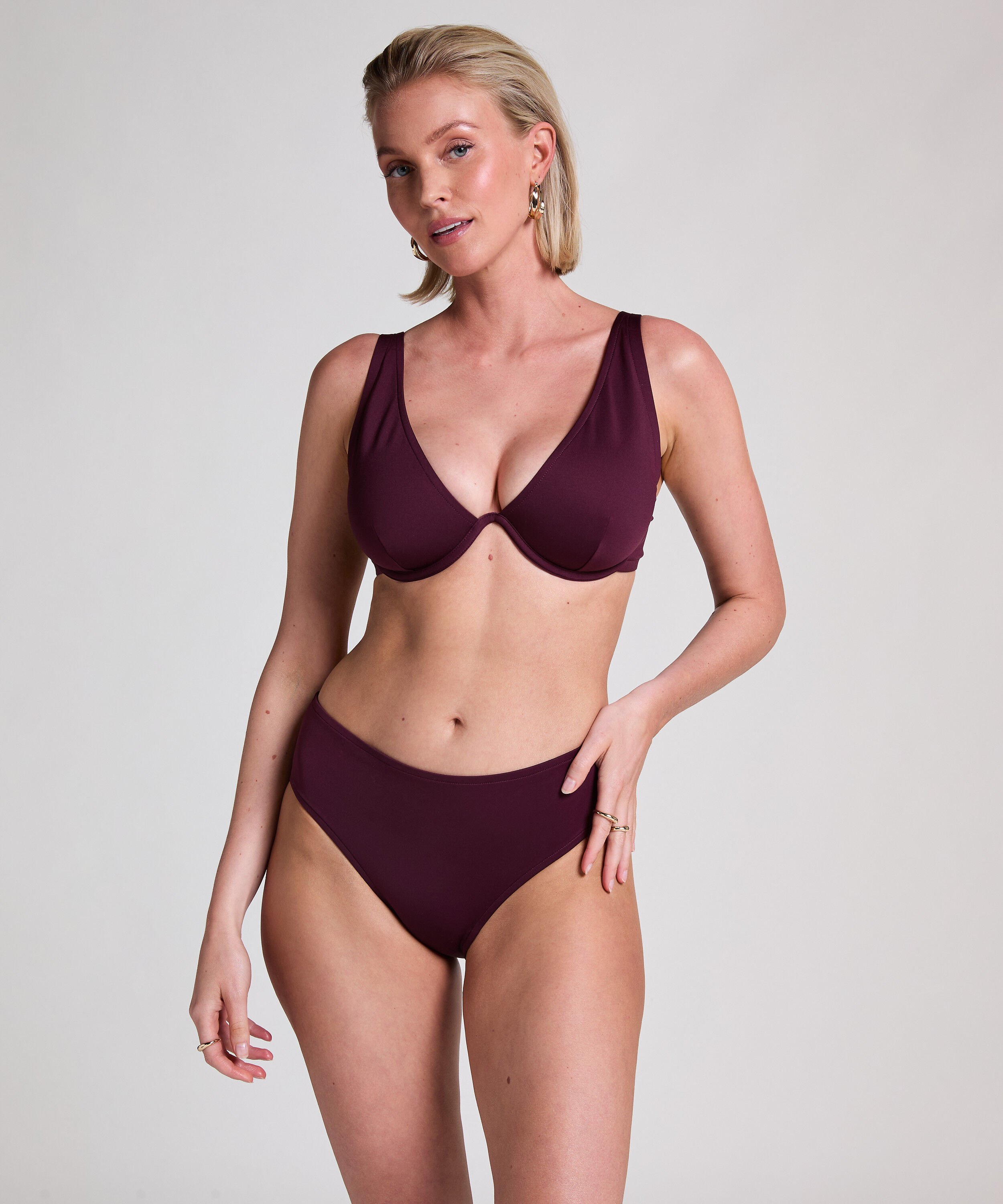 Braguita de bikini de neopreno Rio, Morado