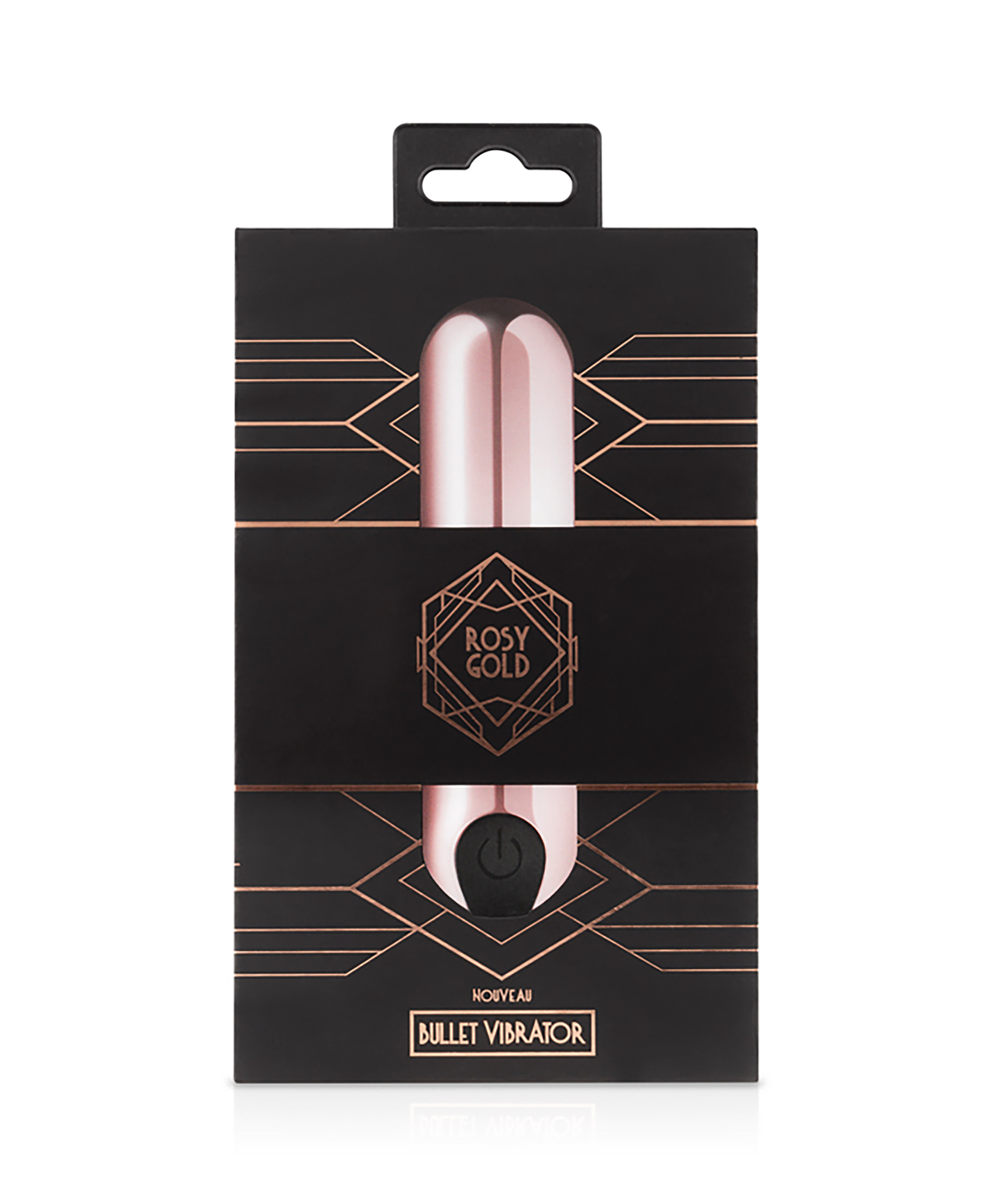 Vibrador Bala Rosy Gold Nouveau, Rosa, main