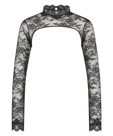 Top bolero Sienna, Negro