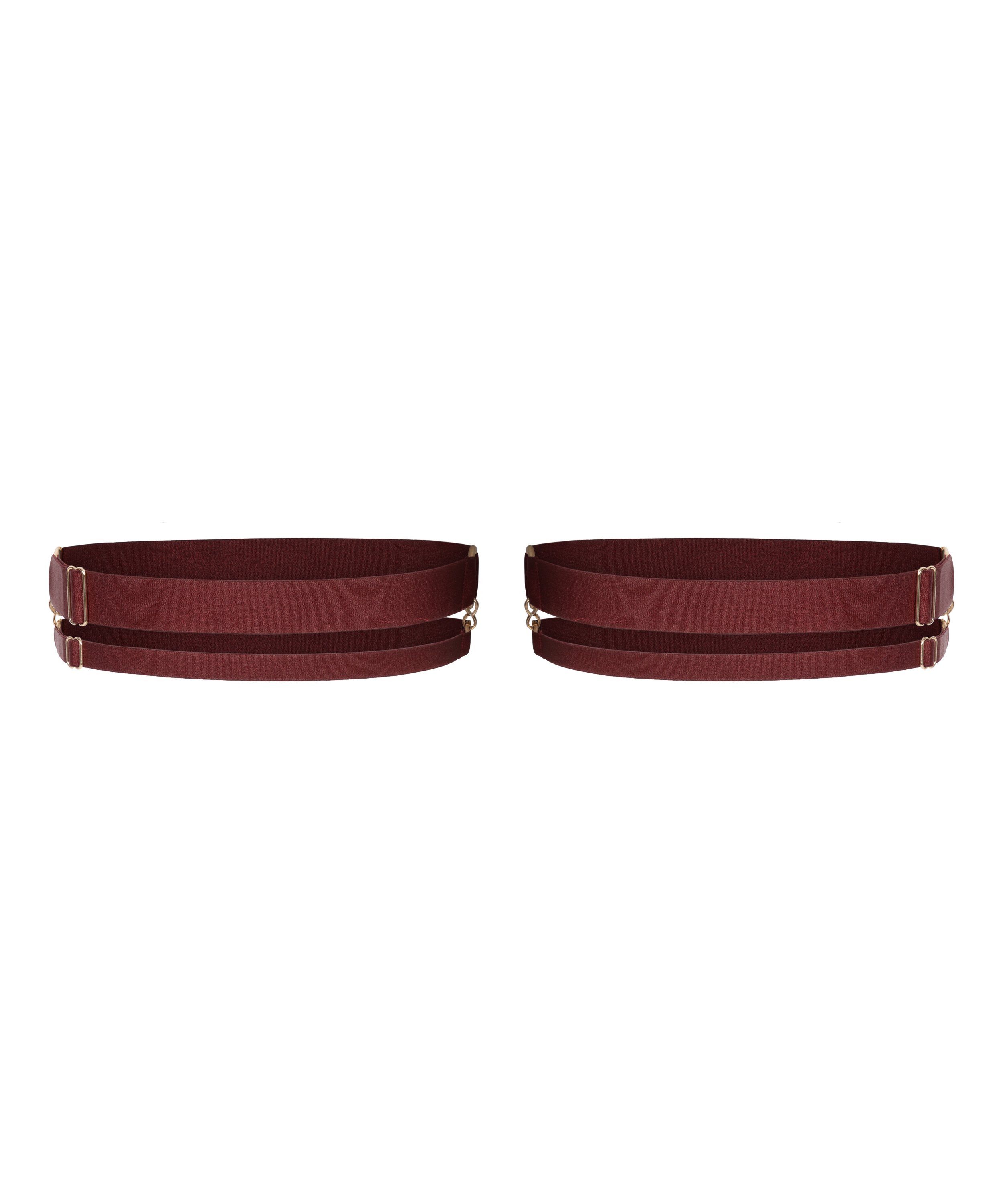 Ligas el&aacute;sticas para pierna, Rojo, main