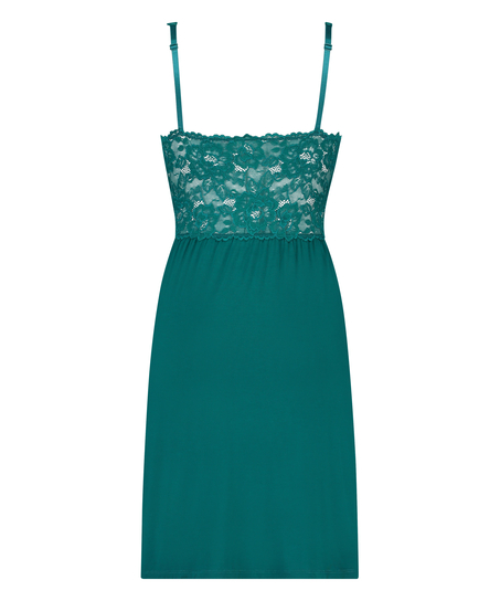 Vestido combinaci&oacute;n Modal Lace, Verde
