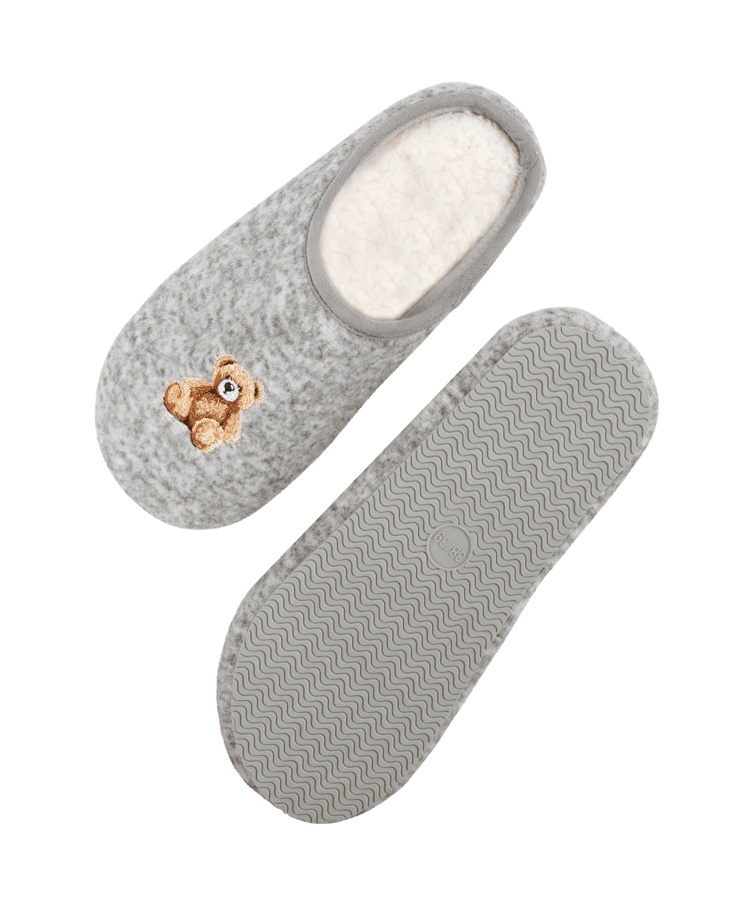 Pantuflas Ivy, Gris, main