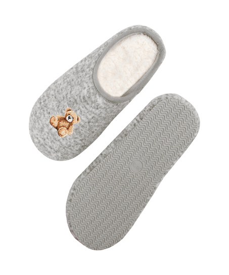 Pantuflas Ivy, Gris